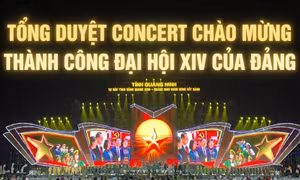 Tổng duyệt Chương trình nghệ thuật chào mừng thành công Đại hội XIV của Đảng
