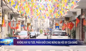 Không khí vui tươi, phấn khởi chào mừng Đại hội XIV của Đảng