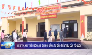 Niềm tin, khí thế hướng về Đại hội Đảng từ đảo tiền tiêu của Tổ quốc
