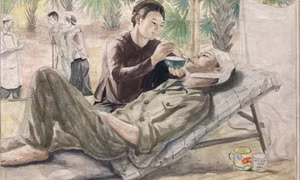 Tranh khắc họa thời kỳ kháng chiến chống Pháp