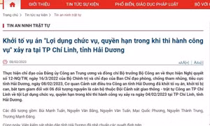 Bắt 6 nguyên cảnh sát giao thông ở Hải Dương tội lợi dụng chức vụ