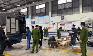 Tạm giữ hình sự 9 đối tượng thuộc Trung tâm Đăng kiểm xe cơ giới 29-10D