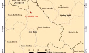 Liên tiếp 2 trận động đất xảy ra tại Kon Tum