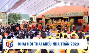 Khai hội Thái Miếu nhà Trần 2023
