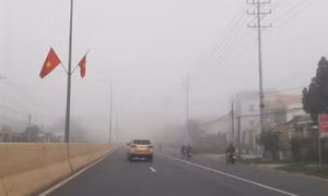 Các tỉnh khu vực Bắc Bộ và Bắc Trung Bộ có mưa, sương mù