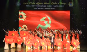Khai mạc hội diễn nghệ thuật quần chúng ngành Y tế Quảng Ninh năm 2023