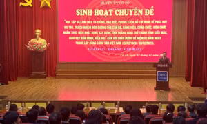 Hội nghị sinh hoạt chuyên đề học tập và làm theo tư tưởng, đạo đức, phong cách Hồ Chí Minh năm 2023
