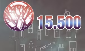 15.500 - là số loại hương liệu được sử dụng trong sản phẩm thuốc lá điện tử