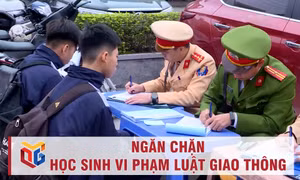 Ngăn chặn học sinh vi phạm luật giao thông