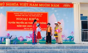 An toàn giao thông học đường ở Đầm Hà