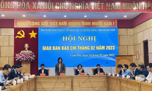 Hội nghị giao ban báo chí tháng 2/2023
