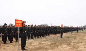 Khai giảng huấn luyện công dân thực hiện nghĩa vụ CAND năm 2023