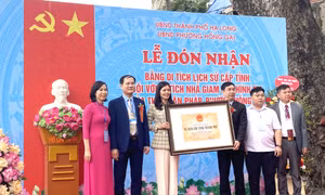 Di tích lịch sử Nhà giam tù chính trị của thực dân Pháp ở phường Hồng Gai được xếhạng cấp tỉnh