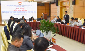 Hội nghị phản biện xã hội đối với dự thảo quy định chuẩn nghèo đa chiều giai đoạn 2023-2025