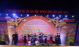 Giao lưu hát Then - đàn Tính giữa huyện Bình Liêu và các địa phương của Lạng Sơn, Cao Bằng