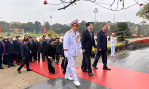 Lãnh đạo Đảng, Nhà nước vào Lăng viếng Chủ tịch Hồ Chí Minh
