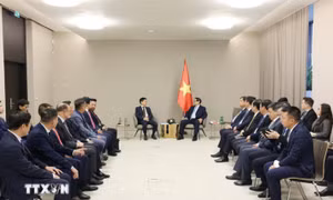 Thủ tướng làm việc với lãnh đạo doanh nghiệp Việt tiêu biểu tại Séc và châu Âu