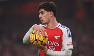 Arteta thận trọng với sức khỏe của Kai Havertz