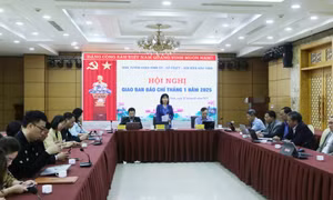 Hội nghị giao ban báo chí tháng 1/2025