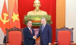 Tổng Bí thư Tô Lâm tiếp Phó Thủ tướng, Bộ trưởng Công an Lào Vilay Lakhamphong
