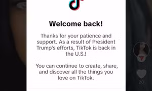 TikTok hoạt động trở lại ở Mỹ