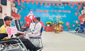 Nhiều người 'xông đất' hiến máu ngay từ mùng 1 Tết