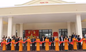 Đầm Hà: Khánh thành công trình trung tâm văn hóa - thể thao xã Quảng An 
