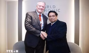 Thủ tướng Chính phủ Phạm Minh Chính tiếp Tổng Thư ký OECD tại Davos