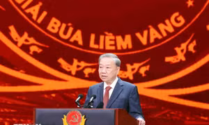 Phát biểu của Tổng Bí thư Tô Lâm tại Lễ trao Giải Búa liềm Vàng lần thứ IX