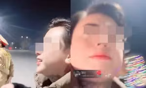 Tạm giữ nam Tiktoker say xỉn đi ngược chiều, livestream khi bị kiểm tra