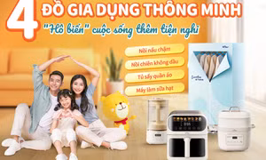 4 đồ gia dụng thông minh "hô biến" cuộc sống thêm tiện nghi