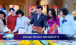 Khai mạc hội sách, báo xuân Ất Tỵ 2025