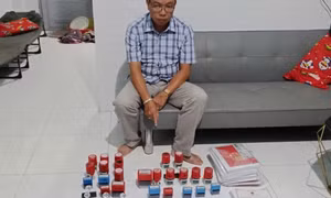 Tạm giữ hình sự một người làm giả con dấu, tài liệu của cơ quan, tổ chức