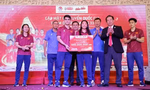 U22 Việt Nam và tuyển nữ ủng hộ 100 triệu đồng người dân miền Trung bị lũ lụt