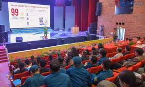 Phường Hồng Gai huấn luyện nghiệp vụ PCCC và CNCH