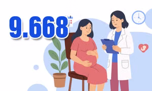 9.668 - là số phụ nữ mang thai được tầm soát bệnh từ đầu năm đến nay tại Quảng Ninh