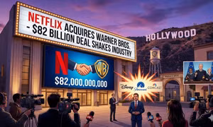 Netflix tung 82 tỷ USD hòng thâu tóm Warner Bros