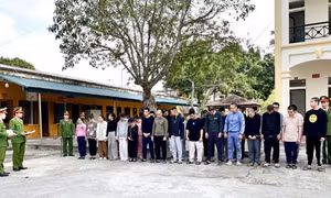 Bắt tạm giam 35 đối tượng trong đường dây lừa đảo trúng thưởng toàn quốc