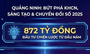 872 tỷ đồng - là kinh phí thực hiện các nhiệm vụ KHCN, đổi mới sáng tạo và chuyển đổi số mà tỉnh đã bố trí thực hiện từ đầu năm đến nay