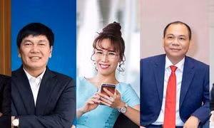 Tài sản ròng 5 tỉ phú Việt Nam tăng hơn 1,3 tỉ USD