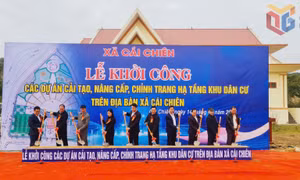Xã Cái Chiên: Khởi công 5 công trình chỉnh trang hạ tầng khu dân cư