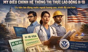 Mỹ điều chỉnh hệ thống thị thực lao động H-1B