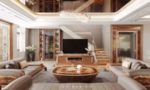 Khám phá quy trình thiết kế và thi công nội thất gỗ óc chó chuẩn quốc tế tại Lux Design