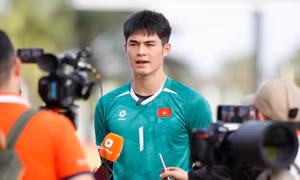 Thủ môn U22 Việt Nam quyết giữ sạch lưới ở bán kết SEA Games 33