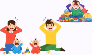 Mẹo giúp vợ chồng bớt căng thẳng khi chăm con nhỏ