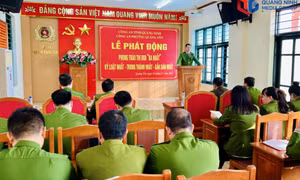 Phong trào “Ba nhất” ở Công an phường Quảng Yên