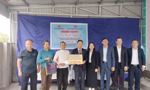 Khánh thành nhà tình thương cho hộ người khuyết tật