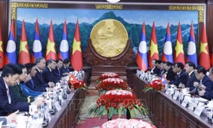 Tổng Bí thư Tô Lâm hội đàm với Tổng Bí thư, Chủ tịch nước Lào Thongloun Sisoulith
