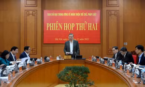 Phiên họp thứ hai, Ban Chỉ đạo Trung ương về hoàn thiện thể chế, pháp luật