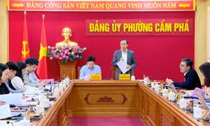 Ban Thường vụ Đảng uỷ phường Cẩm Phả kiểm điểm tập thể, cá nhân năm 2025